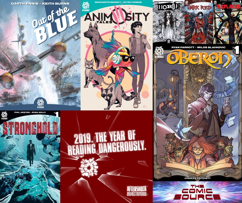The Comic Source Podcast Episode #657 – AfterShock Monday: 2019 The Year of Living Dangerously