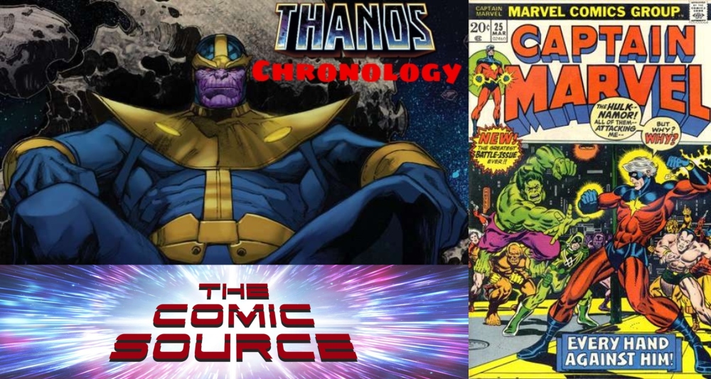 Marvel Chronology: Thanos – Captain Marvel #25 -The Comic Source Podcast Episode #664