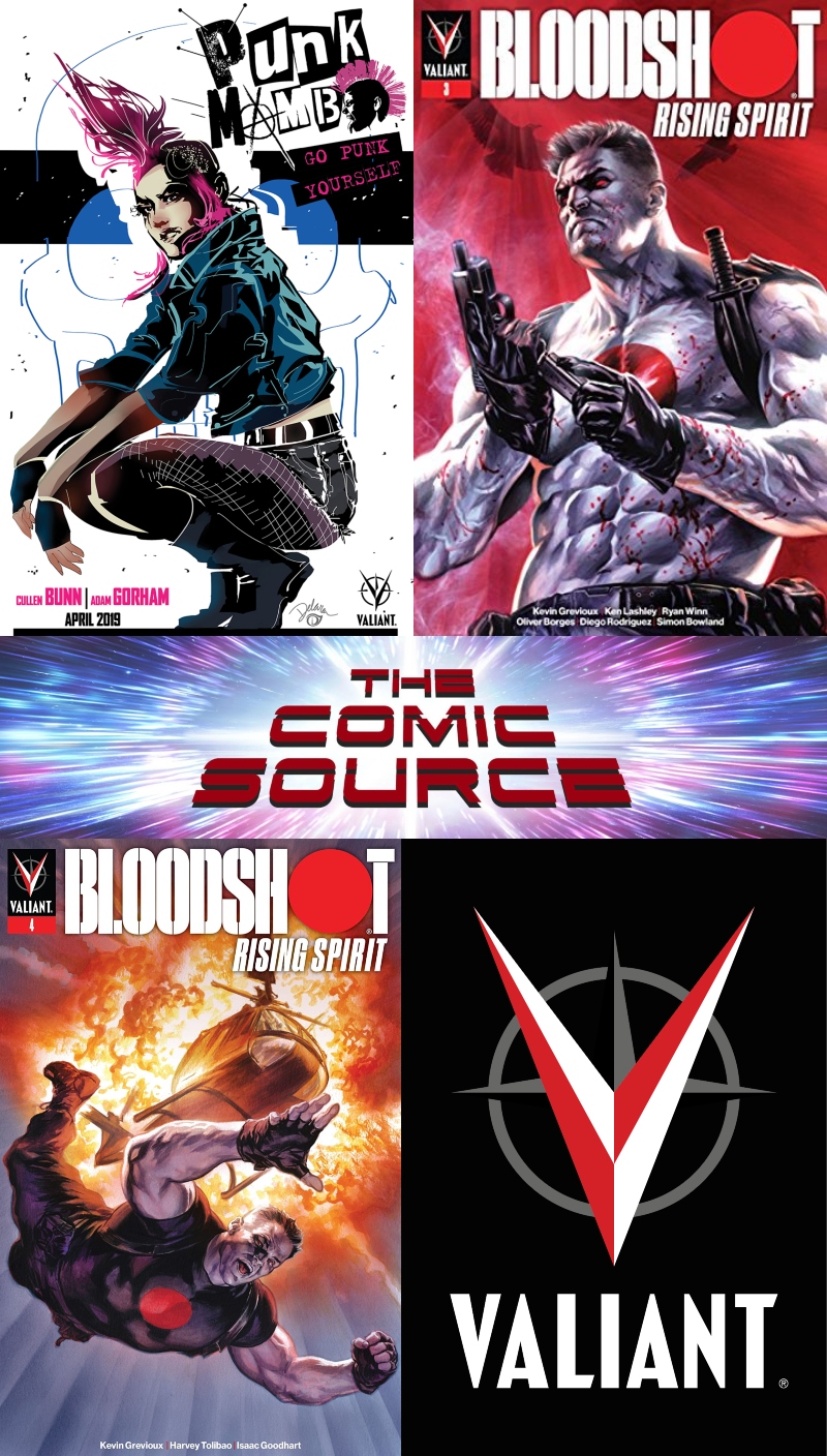 Valiant Sunday – Punk Mambo #1 Preview & Bloodshot: PRS #3-4: The Comic Source Podcast Episode #736