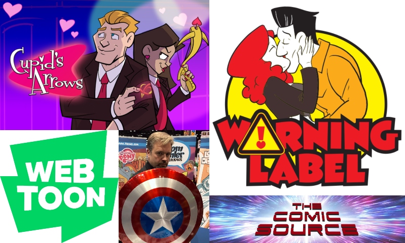 Webtoon Wednesday – Warning Label & Cupid’s Arrows with Thom Zahler: The Comic Source Podcast Episode #742