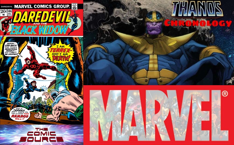 Marvel Chronology – Thanos Reading Order Daredevil #106: The Comic Source Podcast Episode #745