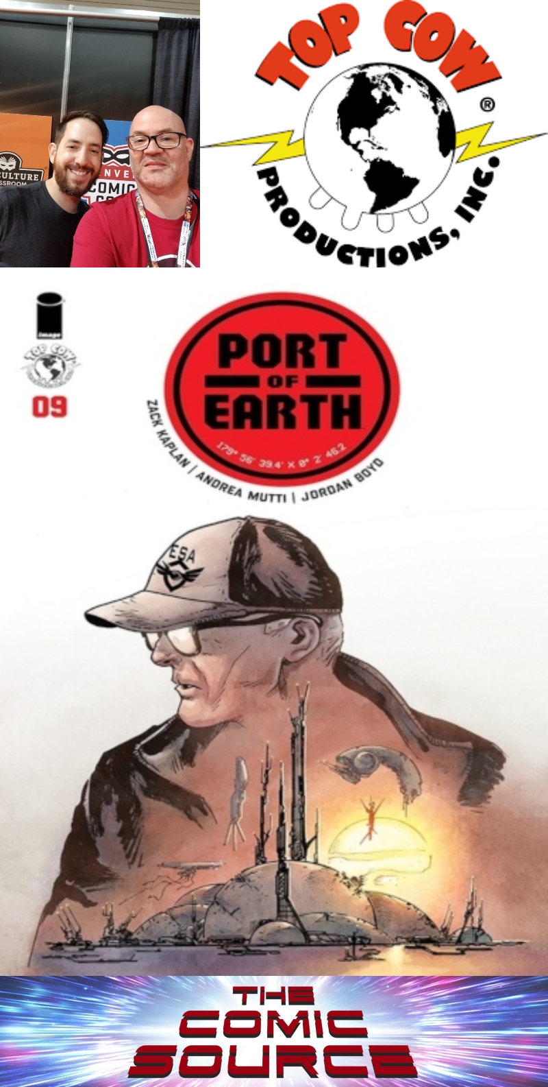 Top Cow Thursday – Port of Earth Returns with Zack Kaplan: The Comic Source Podcast Episode #806