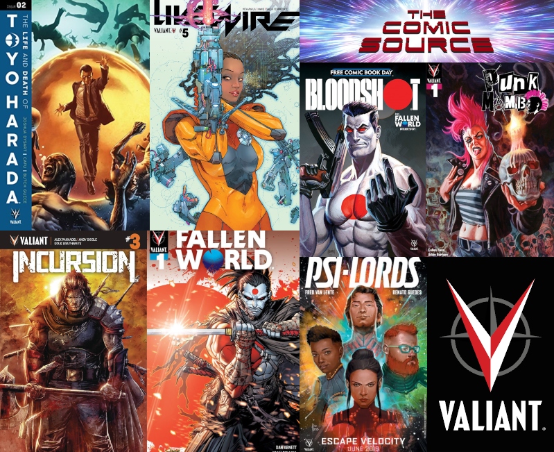 Valiant Sunday – Life & Death of Toyo Harada #2, Livewire #5 Plus Upcoming Title Previews; The Comic Source Podcast Episode #809