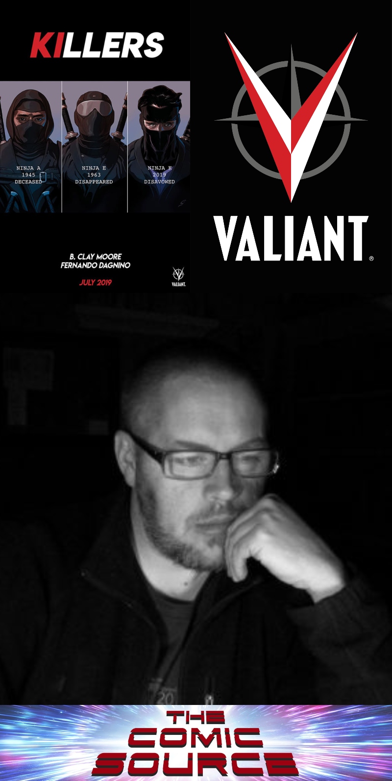 Killers with B. Clay Moore – Valiant Sunday: The Comic Source Podcast Episode 919
