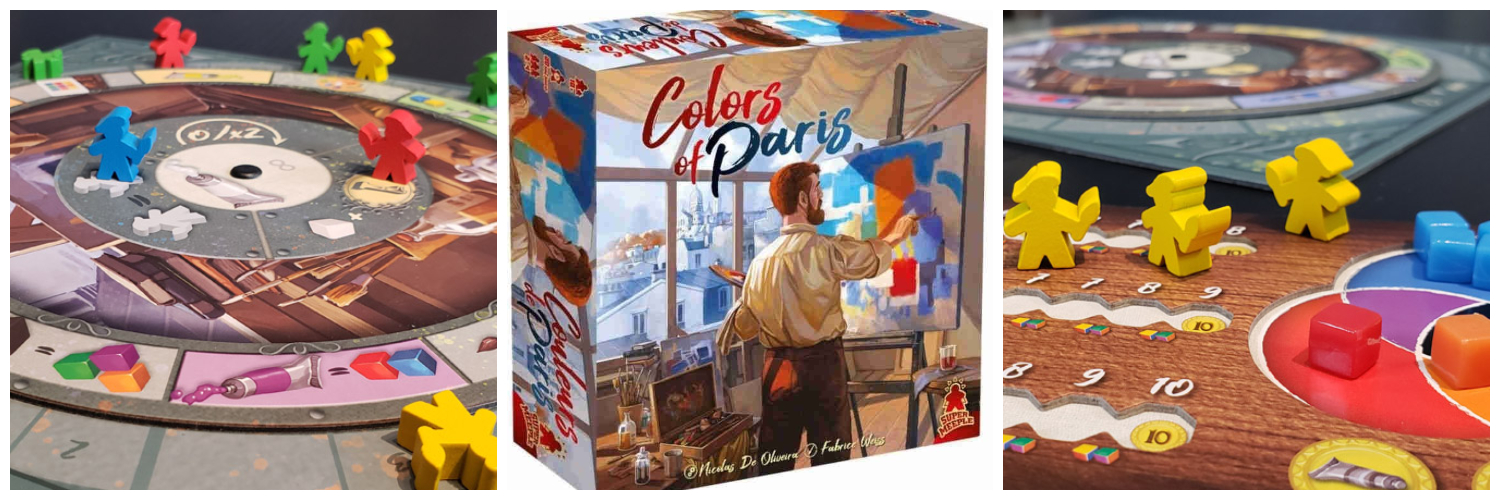 Tabletop Game Review – Colors of Paris