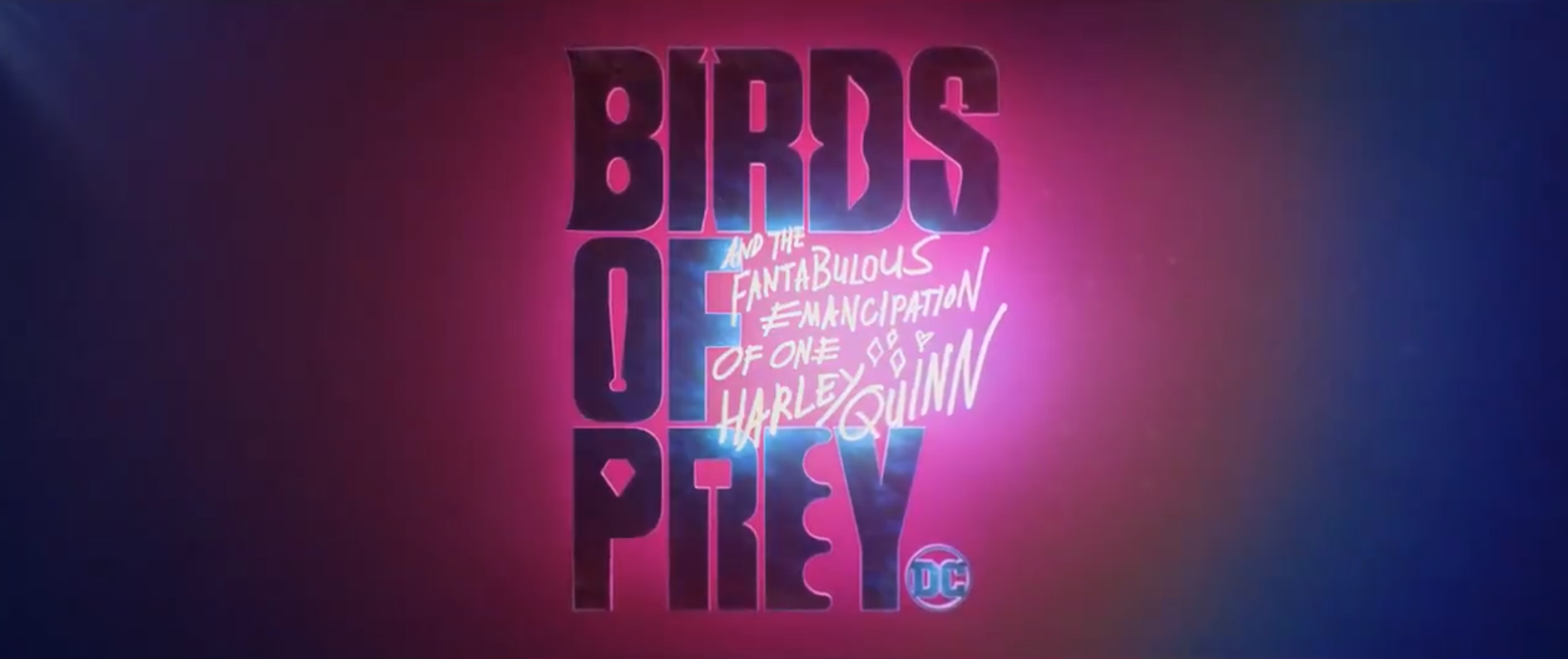 Birds Of Prey Teaser Only Releases Officially In Theaters
