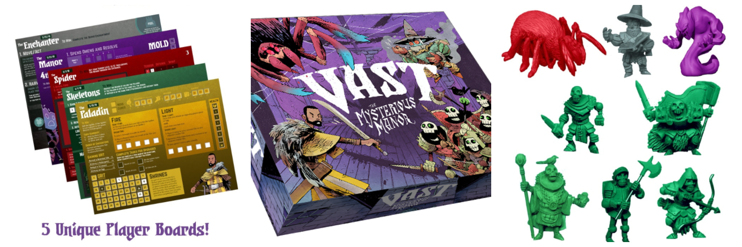 Tabletop Game Review – Vast: The Mysterious Manor