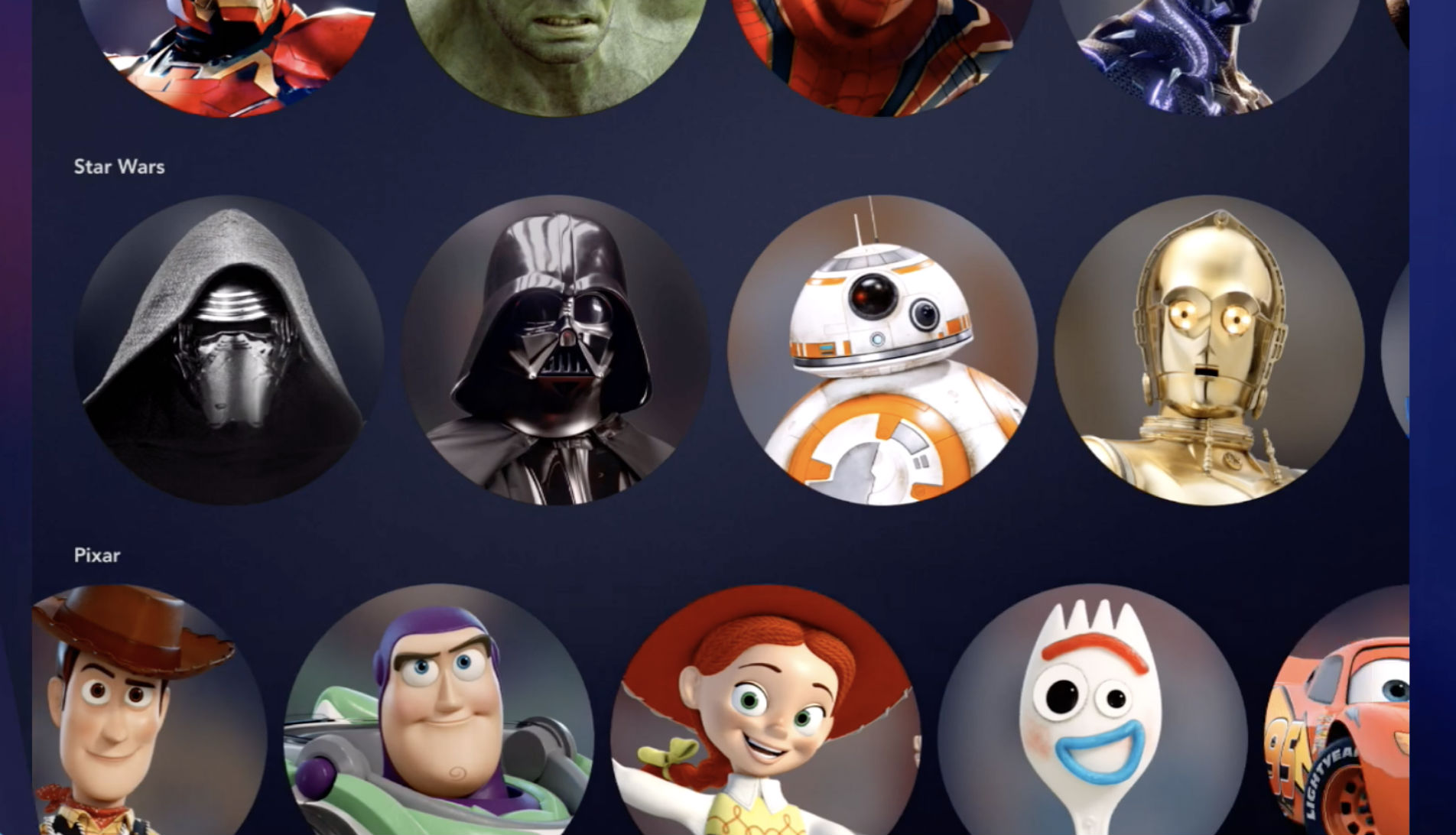 Disney+: Check Out Some Of The Avatars You Can Use In The Streaming Service