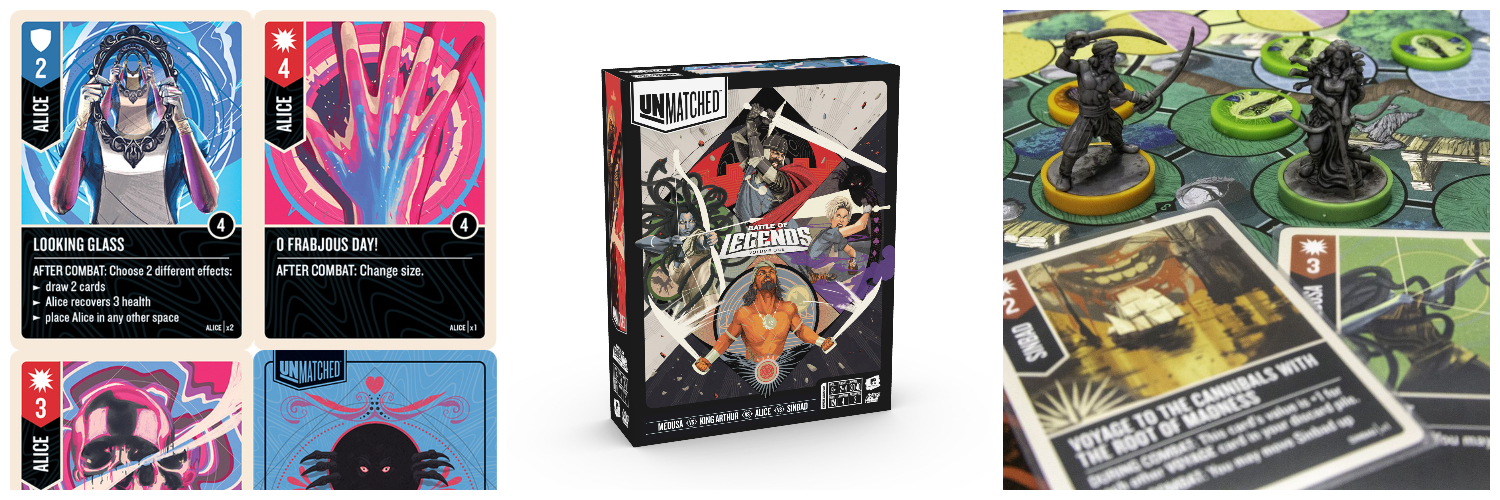 Tabletop Game Review – Unmatched: Battle of Legends, Volume One