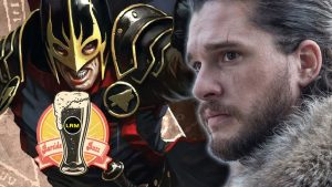 The latest Barside Buzz offers some Blade plot details which say we'll get the Ebony Blade, but no Black Knight outside of a post credit scene.