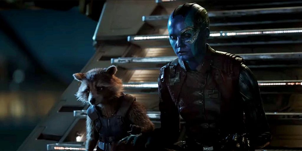 Nebula and Mantis in Thor
