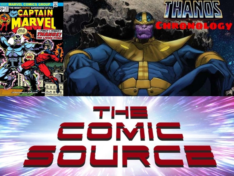 Captain Marvel #33 – Marvel Chronology Thanos Reading Order: The Comic Source Podcast