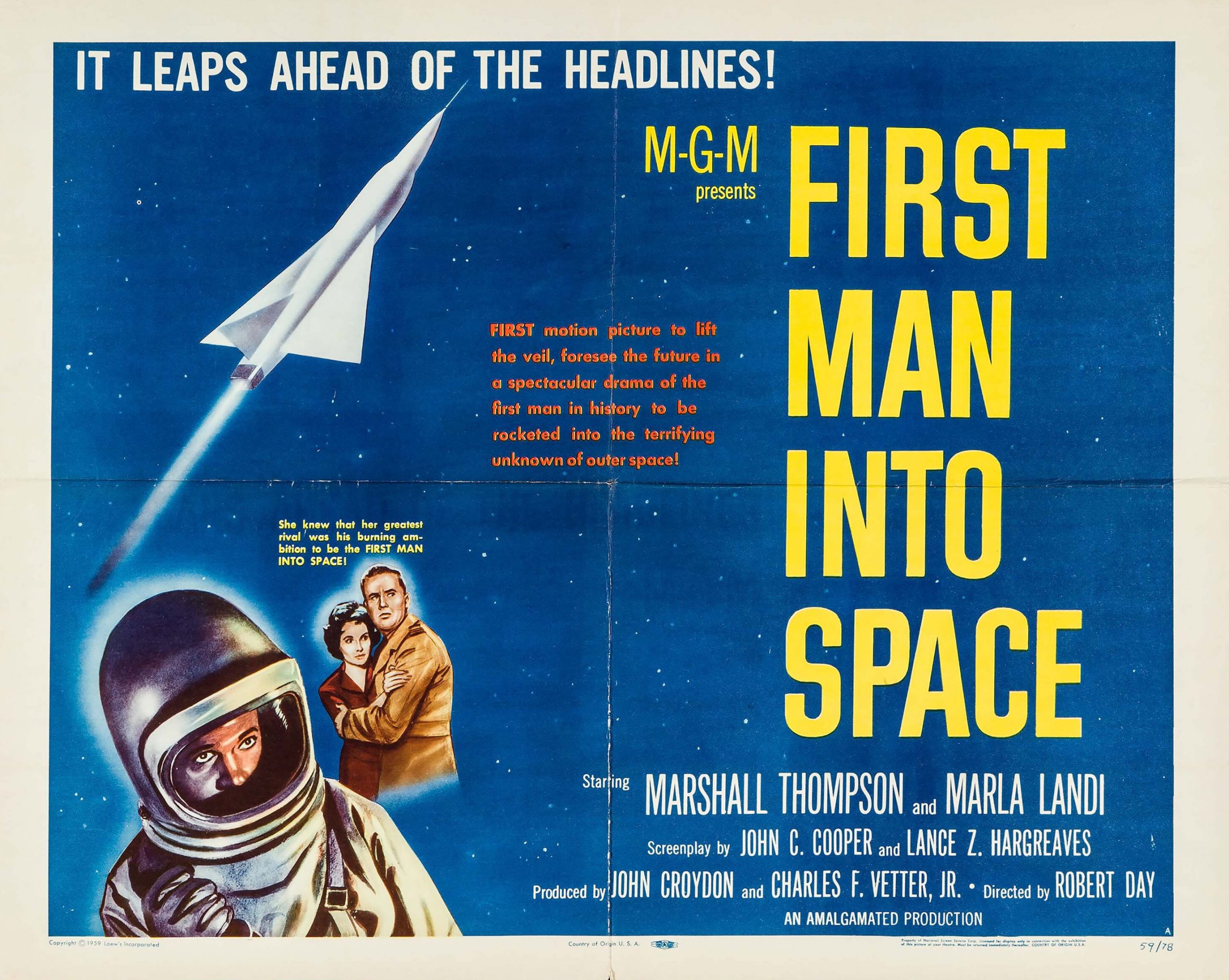 In Space No One Can Hear You Scream – First Man Into Space | 50 B Movies To See Before You Die