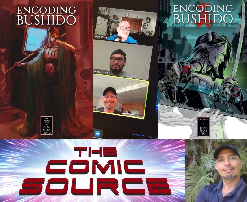 Kickstarter Wednesday – Encoding Bushido with Jesse Mesa Toves: The Comic Source Podcast