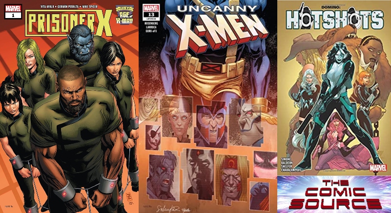 Prisoner X #1, Domino Hotshots #1 & Uncanny X-Men #13 – X-Tuesday: The Comic Source Podcast