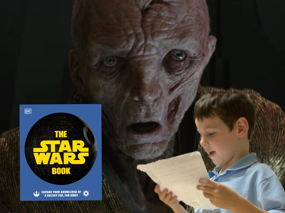 Star Wars: Snoke’s Backstory Sounds Like A Third Grade Book Report