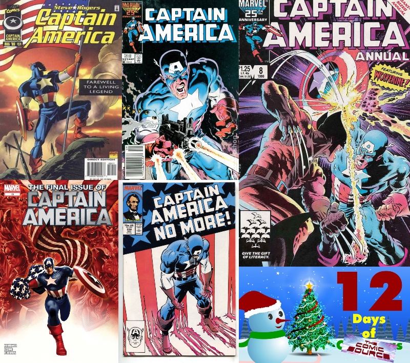 Five Favorite Covers – Captain America | 12 Days of The Comic Source: The Comic Source Podcast