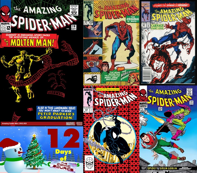 Five Favorite Covers – Amazing Spider-Man | 12 Days of The Comic Source: The Comic Source Podcast