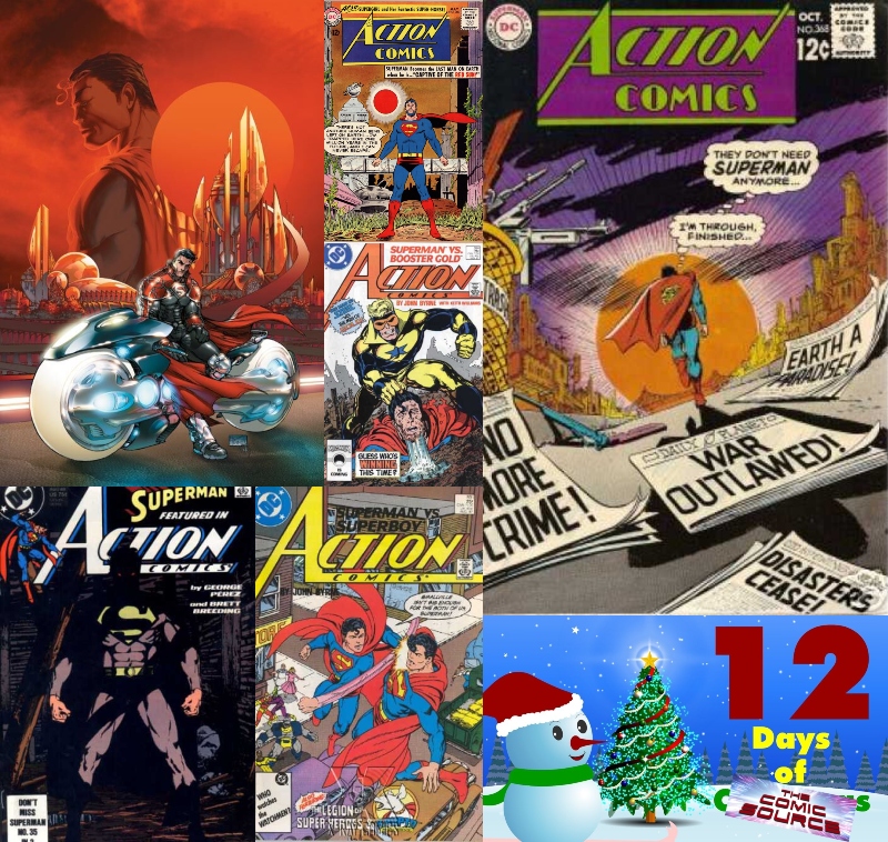 Five Favorite Covers – Action Comics | 12 Days of The Comic Source: The Comic Source Podcast