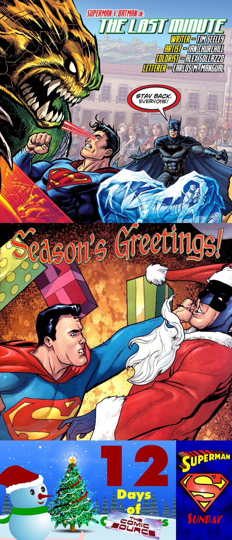 Superman/Batman Holiday Stories | Superman Sunday – 12 Days of The Comic Source: The Comic Source Podcast