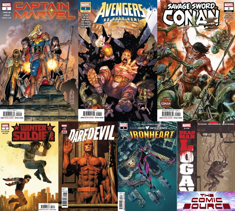 Captain Marvel #2, Ironheart #3, Winter Soldier #3, Daredevil #22 & More! | Marvel Monday: The Comic Source Podcast
