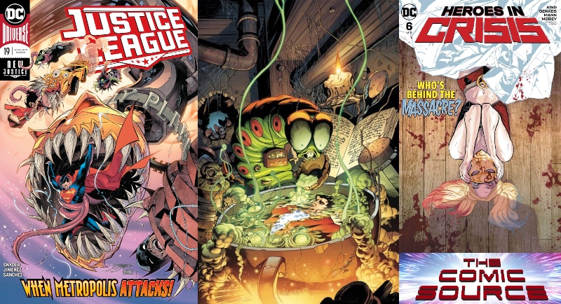 Heroes In Crisis #6, Justice League #19, Shazam #3: The Comic Source Podcast