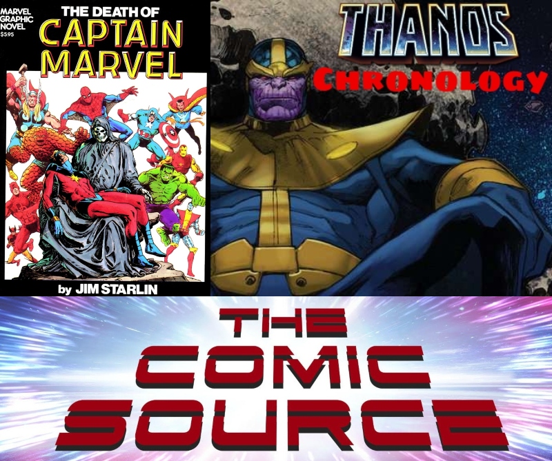 Death of Captain Marvel #1 | Thanos Reading Order – Marvel Chronology: The Comic Source Podcast