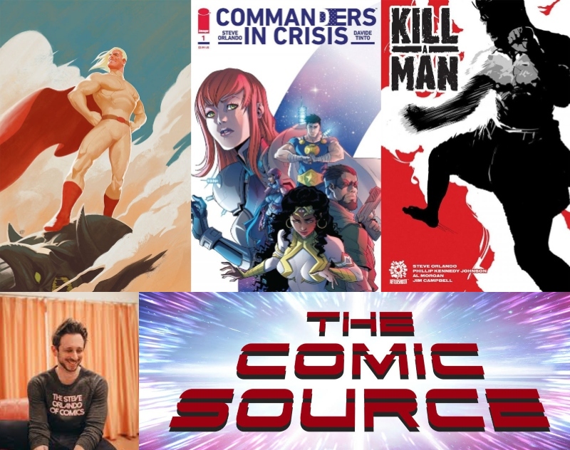 Patron Project, Kill A Man & More with Steve Orlando | AfterShock Monday: The Comic Source Podcast