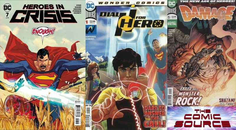 Damage #15, Heroes in Crisis #7 & Dial H for Hero #1 | Flashback Friday: The Comic Source Podcast