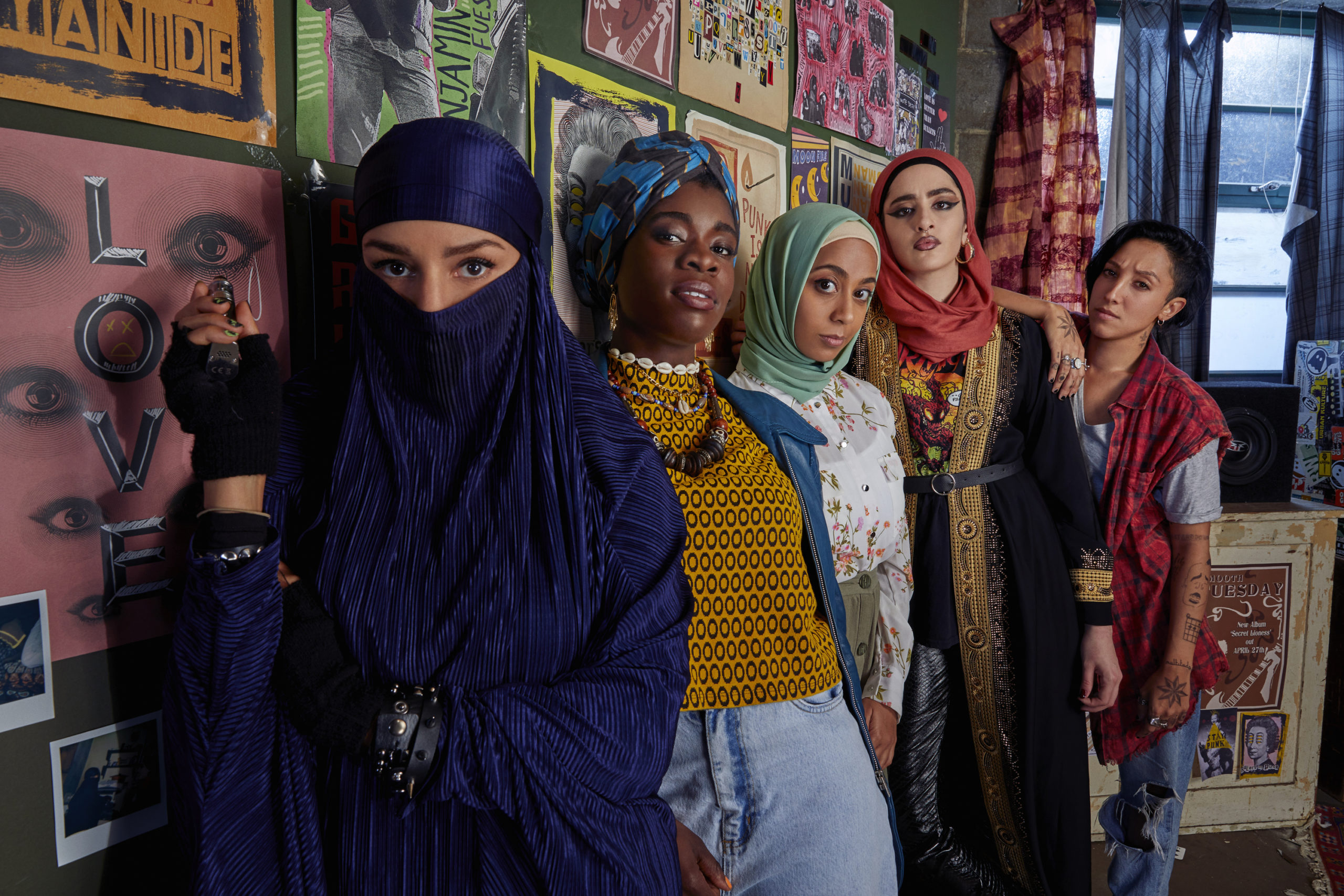 First Look Photo from Musical Muslim Comedy with Peacock’s We Are Lady Parts