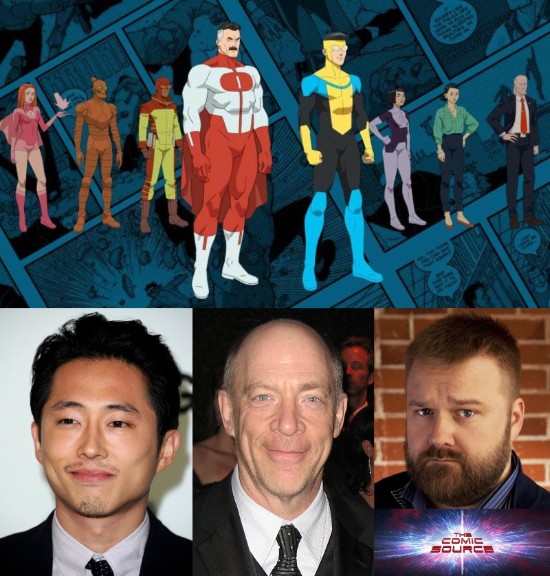 Invincible': Steven Yeun & J.K. Simmons Top Voice Cast For Kirkman