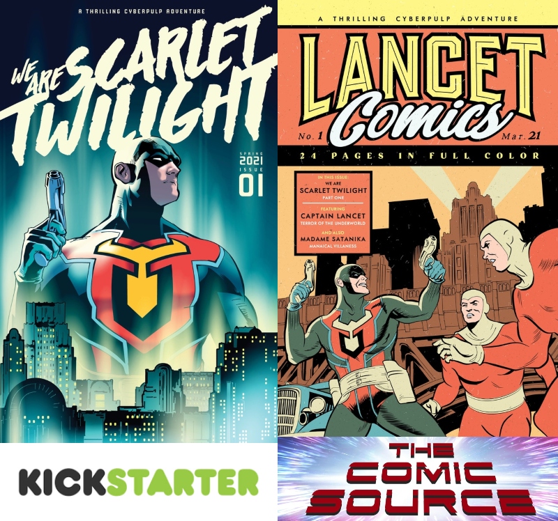 We Are Scarlet Twilight Kickstarter Spotlight: The Comic Source Podcast