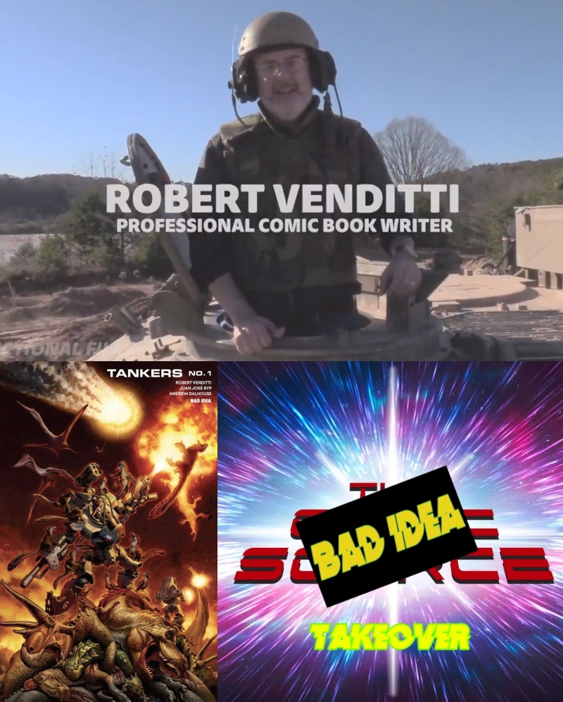 Bad Idea Take Over with Robert Venditti | Talking Tankers: The Comic Source Podcast
