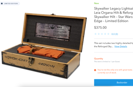 Skywalker Limited Edition Legacy Lightsaber Set Sells Out In Minutes