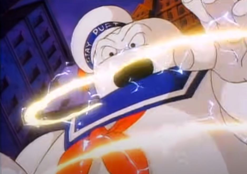 The Real Ghostbusters Staypuft Captured