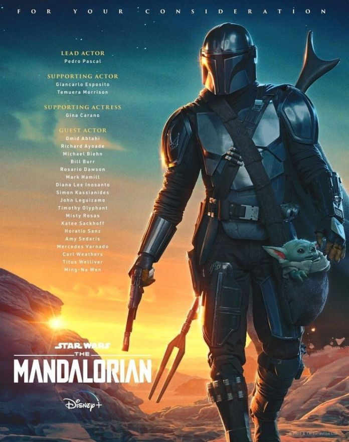 Gina Carano on The Mandalorian For Your Consideration Poster