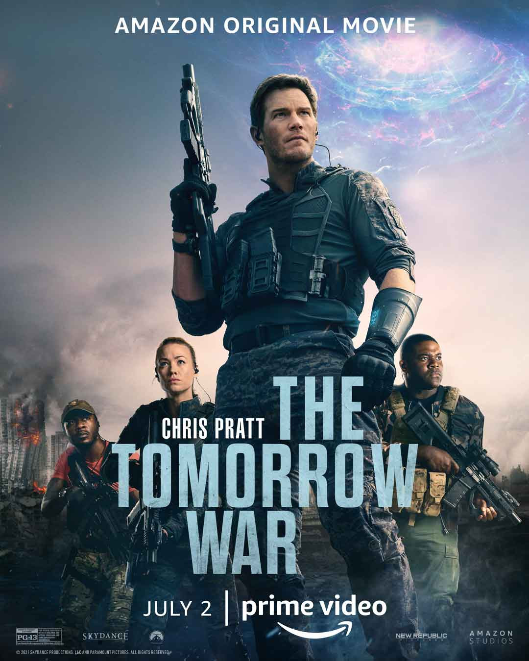 The Tomorrow War Trailer To Save Humanity They'll Need To Travel To