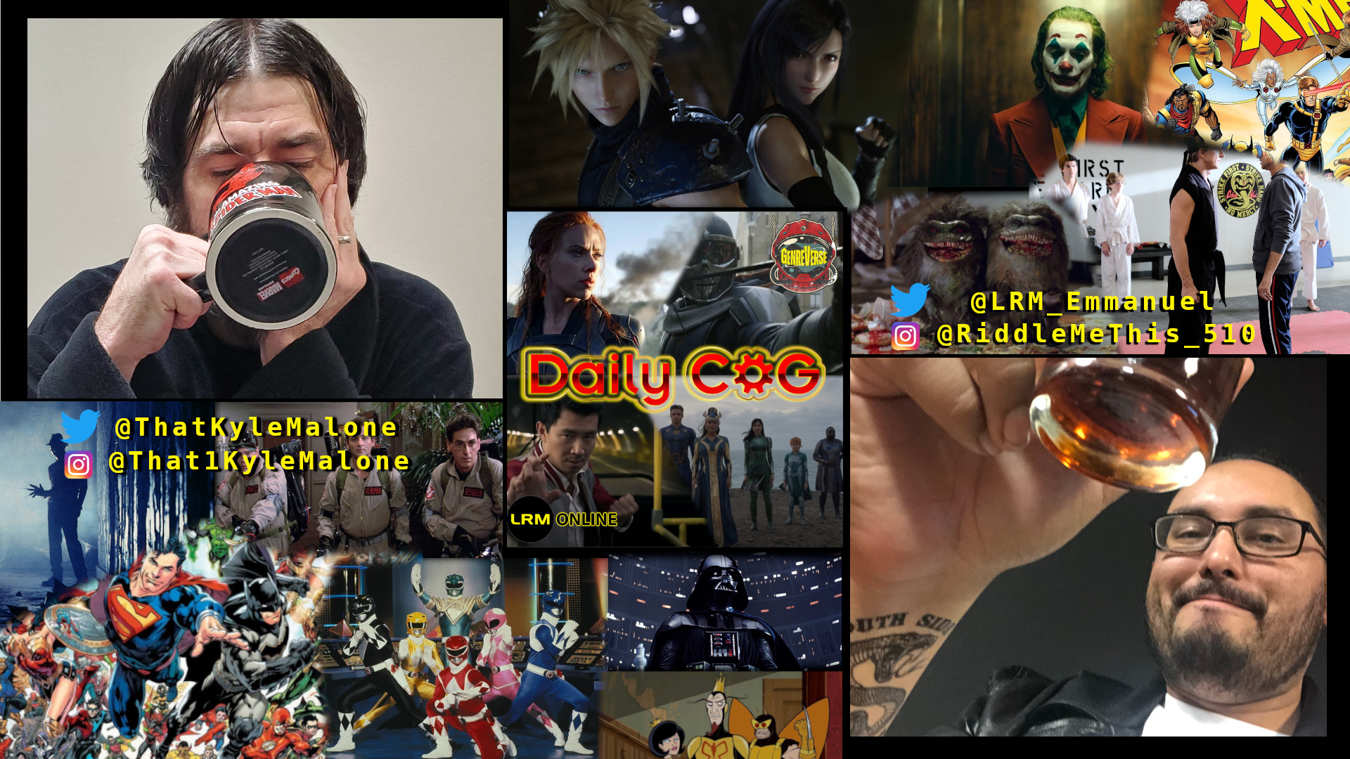 Black Widow Reaction spoiler free, worries about the MCU Shang-Chi and The Eternals, & Politics ruining escapism the daily COG daily cup of genre 6-18-21