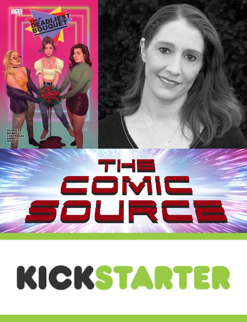 The Deadliest Bouquet Kickstarter Spotlight with Erica Schultz: The Comic Source Podcast