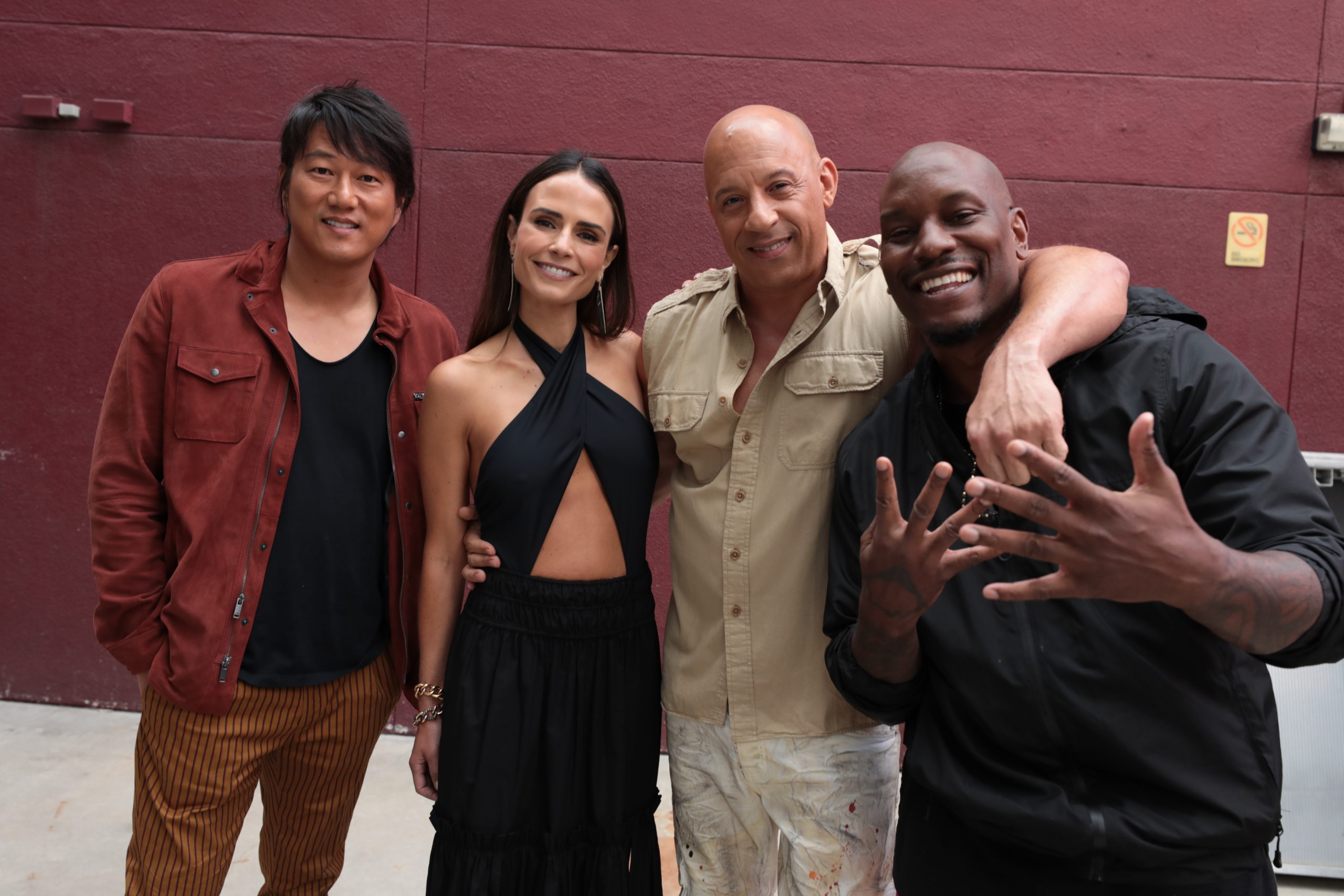F9 Fan Event Photo with Sung Kang, Jordana Brewster, Vin Diesel, Tyrese Gibson