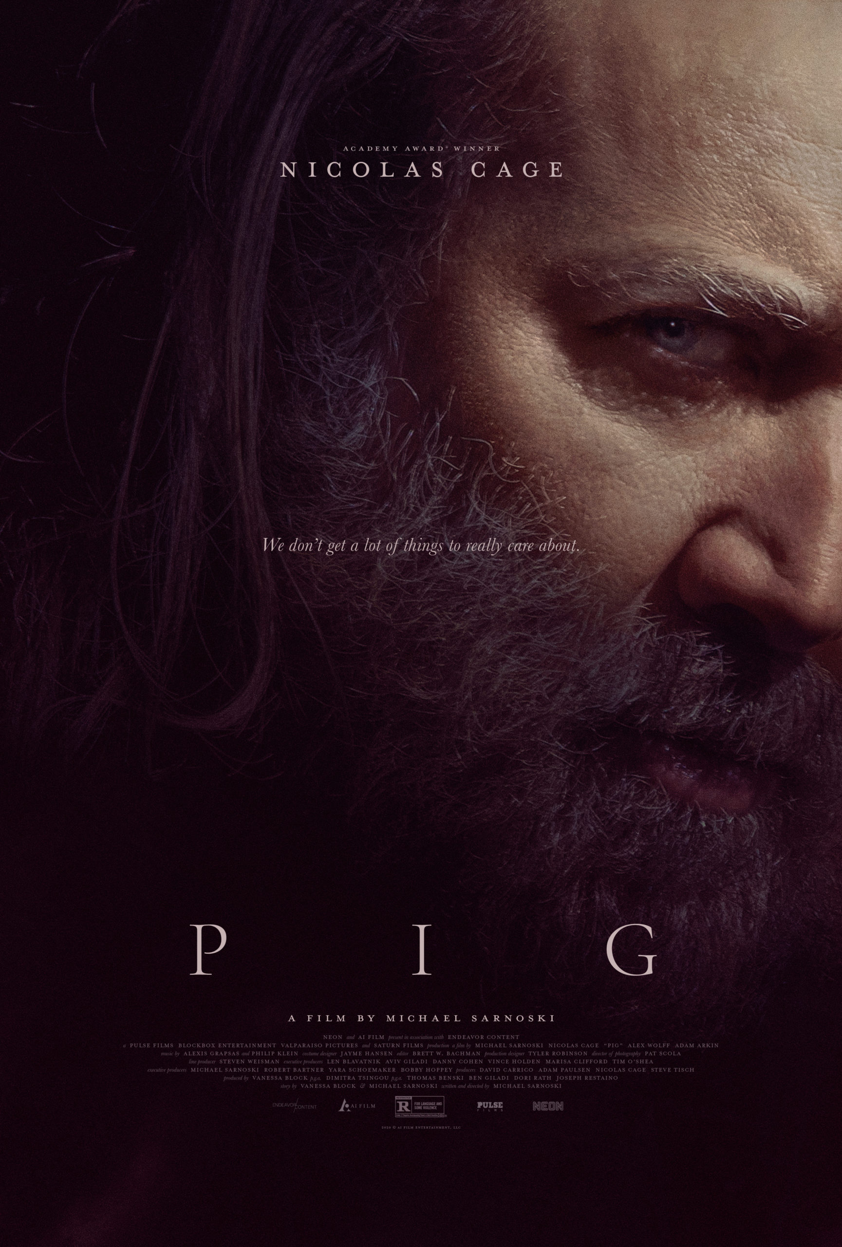 Pig Poster with Nicolas Cage