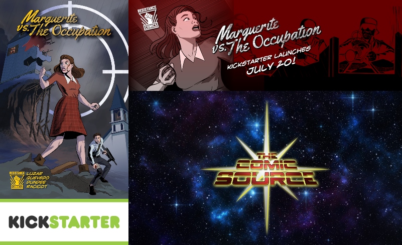 Marguerite vs the Occupation Kickstarter Spotlight: The Comic Source Podcast