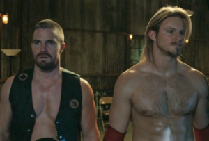 Heels on Starz with Stephen Amell and Alexander Ludwig