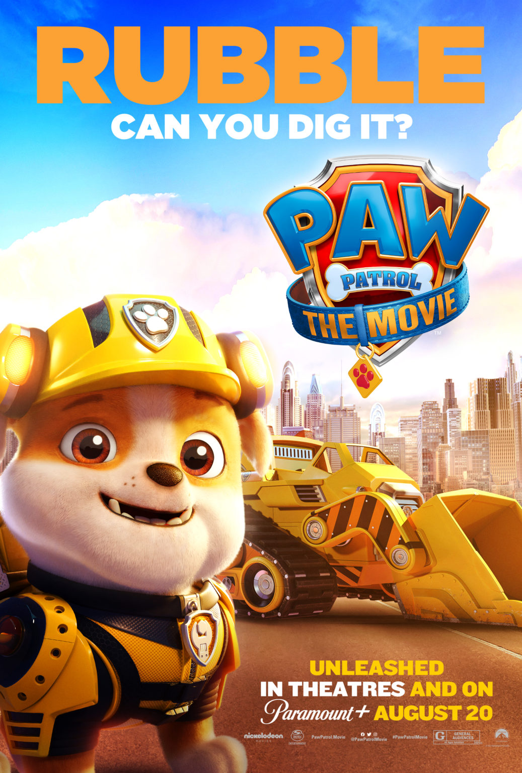 paw patrol movie cast