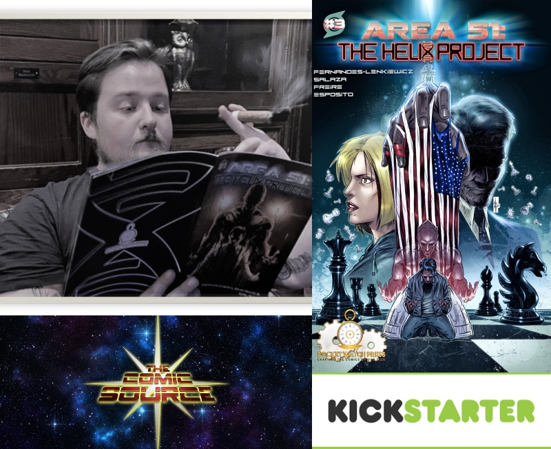 Area 51: The Helix Project Kickstarter Spotlight | The Comic Source Podcast