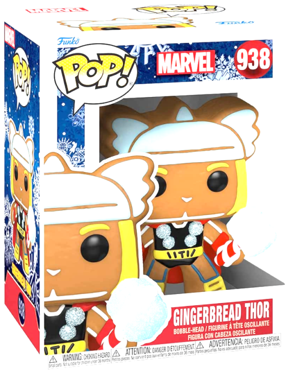 marvel gingerbread funko