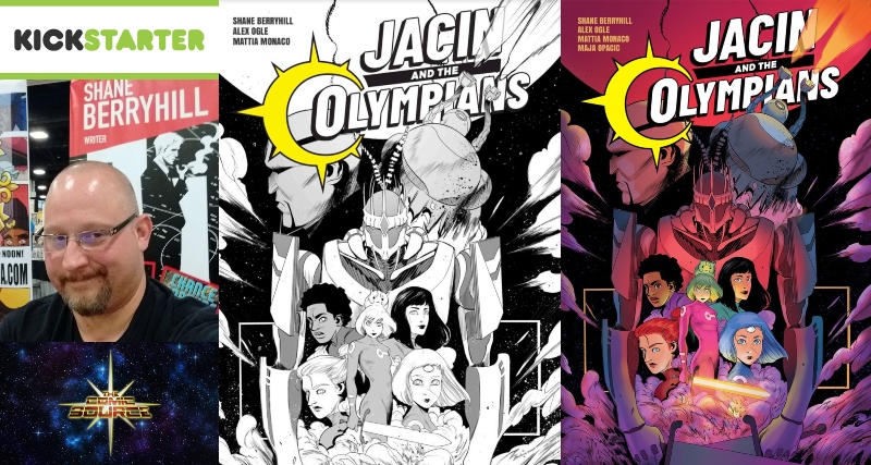 Jacin and the Olympians | Kickstarter Spotlight with Shane Berryhill: The Comic Source Podcast