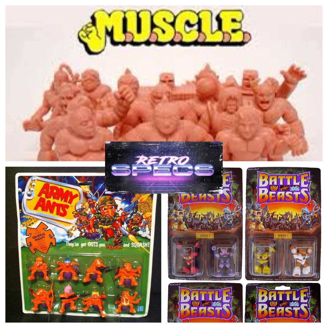The Best Bang For Your Buck: 80s Miniature Toys — M.U.S.C.L.E., Battle Beasts, and Army Ants I LRM’s Retro-Specs