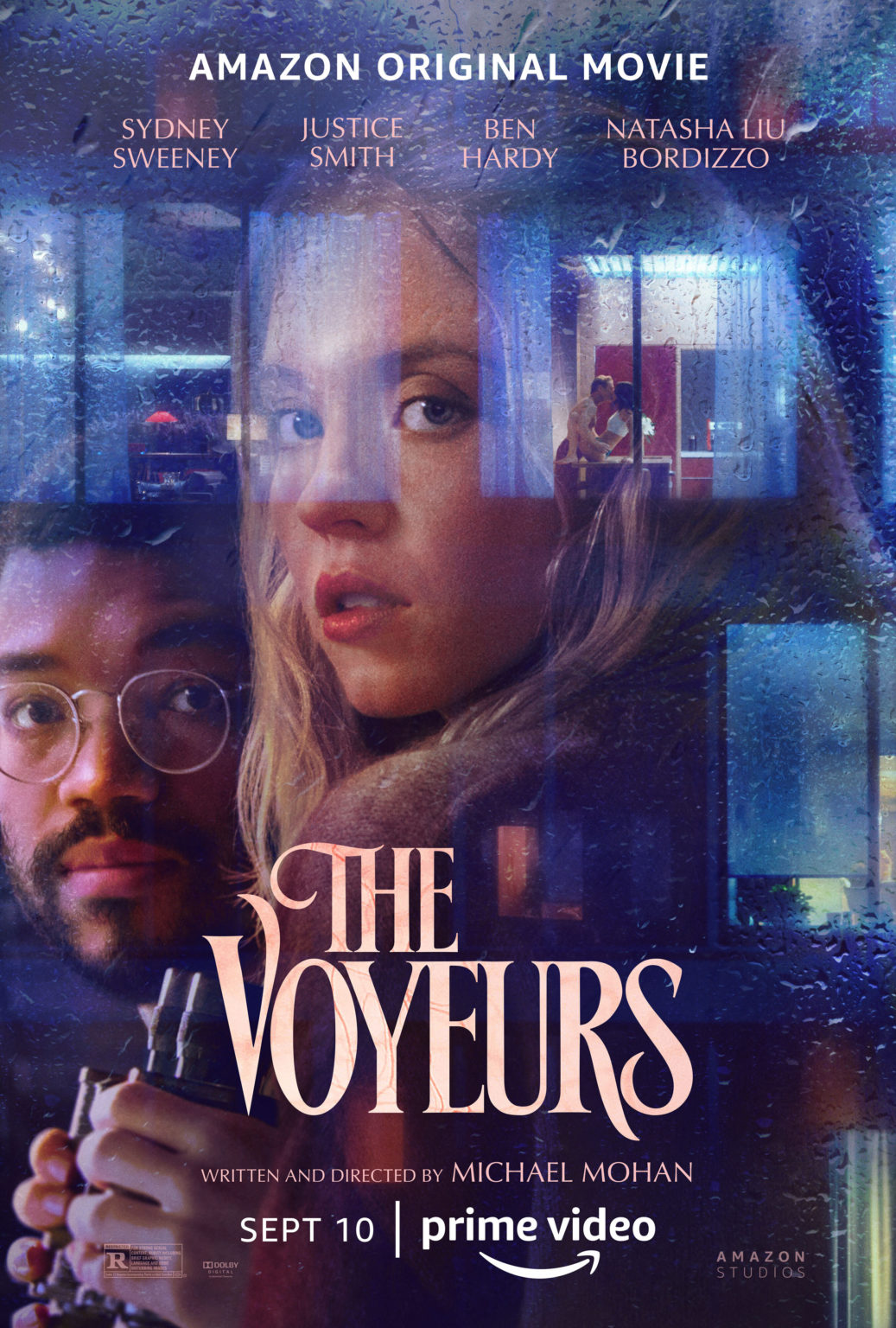 Poster for AmazonпїЅs The Voyeurs with Sydney Sweeney picture