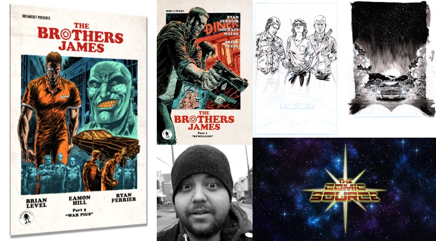 The Brothers James Creator Owned Spotlight with Brian Level: The Comic Source Podcast